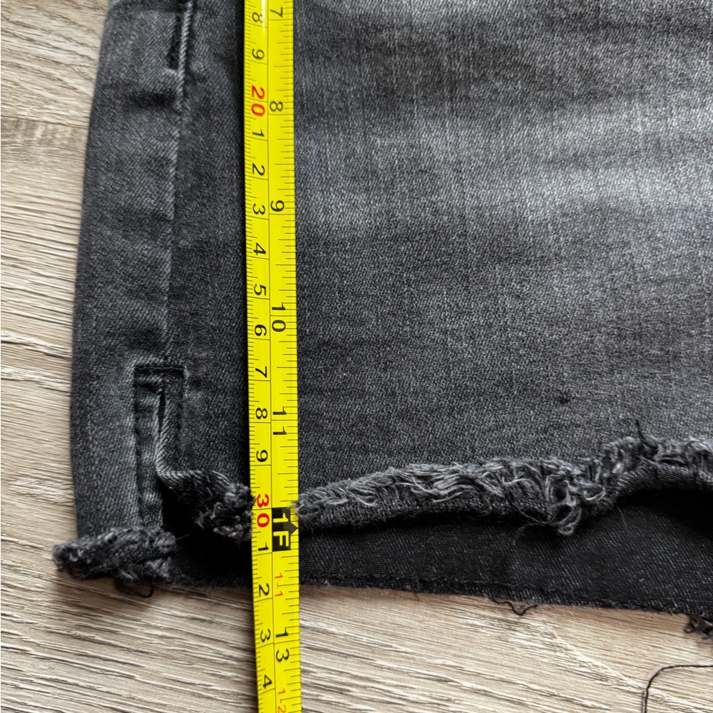 Black Denim Women's Shorts size 16 - Picture 4 of 5